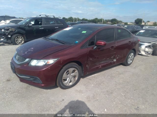 Photo 1 VIN: 19XFB2F55EE252070 - HONDA CIVIC SEDAN 