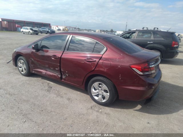 Photo 2 VIN: 19XFB2F55EE252070 - HONDA CIVIC SEDAN 