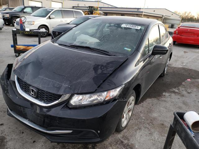 Photo 1 VIN: 19XFB2F55FE083749 - HONDA CIVIC LX 