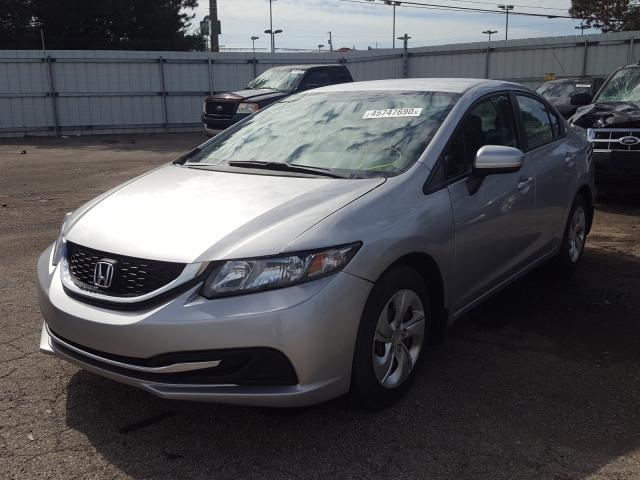 Photo 1 VIN: 19XFB2F55FE104132 - HONDA CIVIC LX 