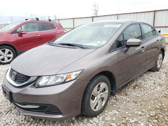 Photo 1 VIN: 19XFB2F55FE113509 - HONDA CIVIC LX 