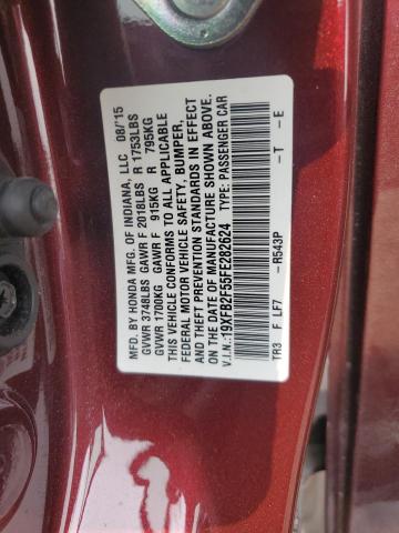 Photo 11 VIN: 19XFB2F55FE282624 - HONDA CIVIC LX 