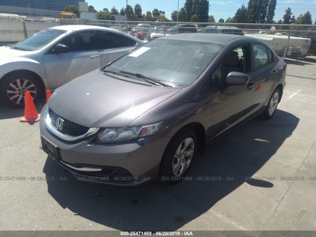 Photo 1 VIN: 19XFB2F55FE287404 - HONDA CIVIC SEDAN 