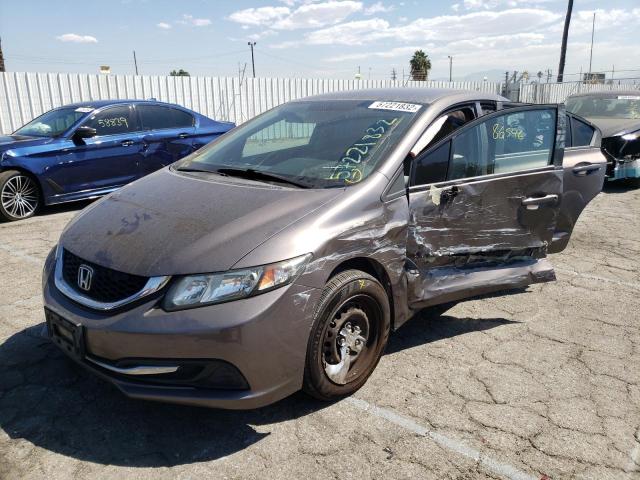 Photo 1 VIN: 19XFB2F55FE294949 - HONDA CIVIC LX 