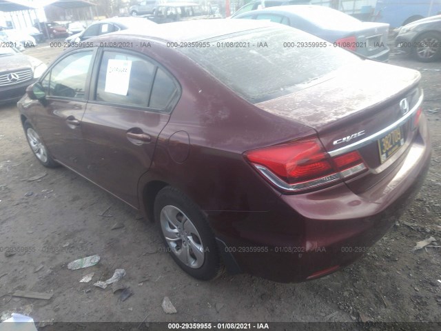 Photo 2 VIN: 19XFB2F55FE700745 - HONDA CIVIC SEDAN 