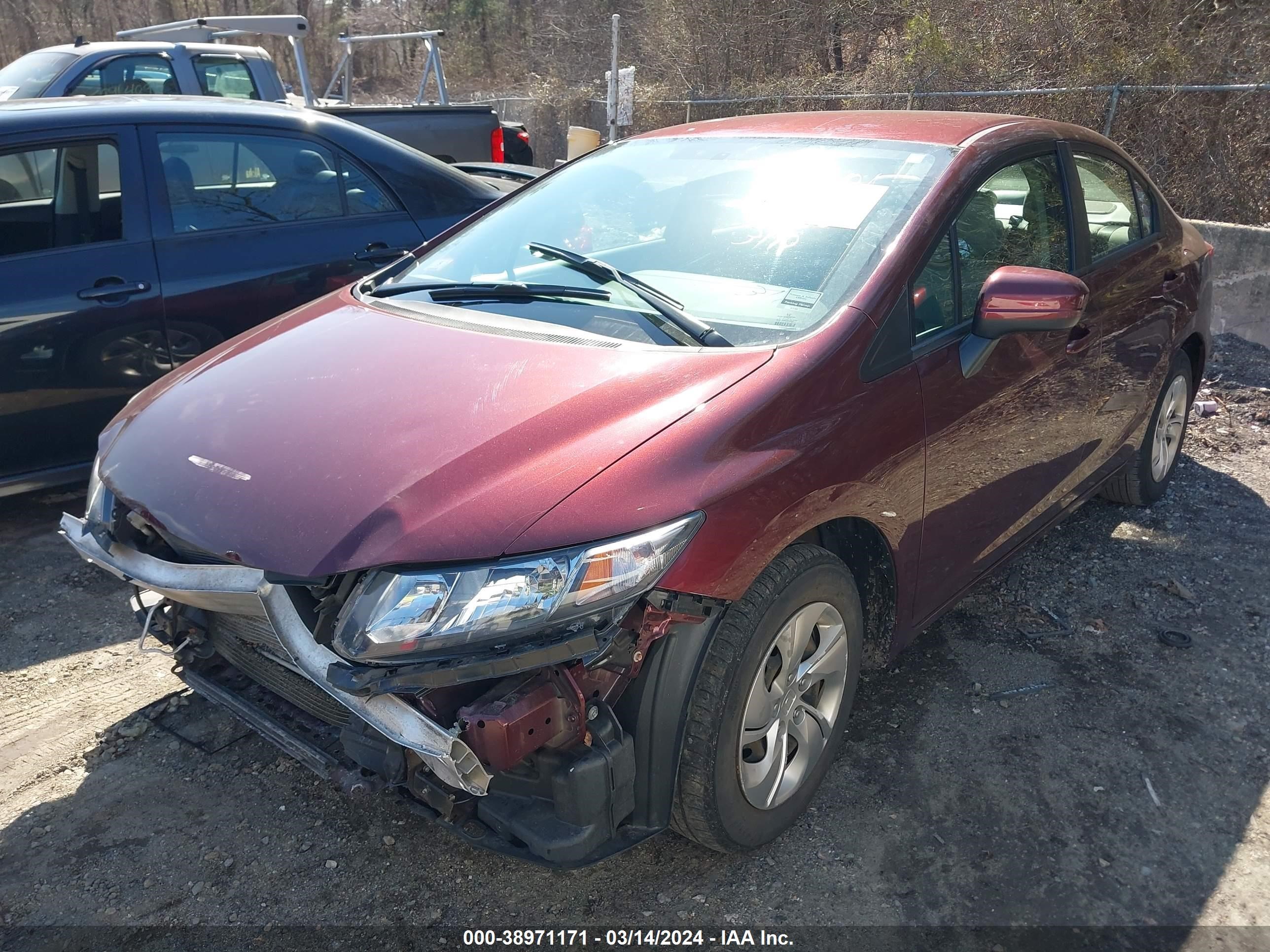 Photo 1 VIN: 19XFB2F55FE701247 - HONDA CIVIC 