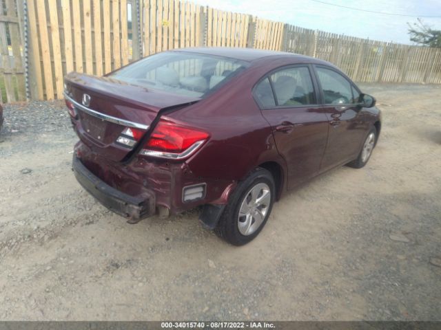 Photo 3 VIN: 19XFB2F55FE701443 - HONDA CIVIC SEDAN 