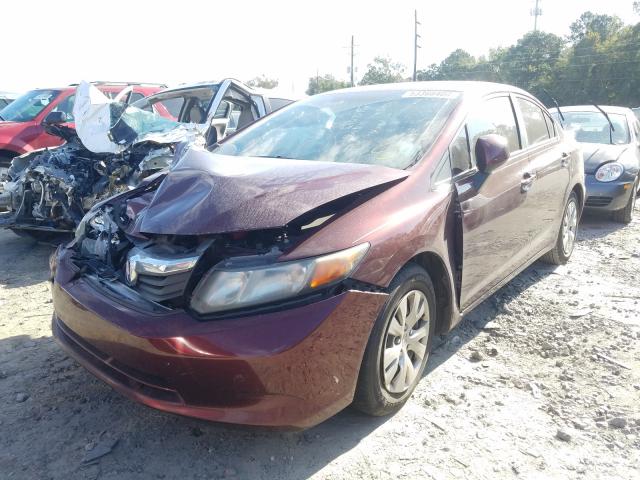 Photo 1 VIN: 19XFB2F56CE080421 - HONDA CIVIC LX 