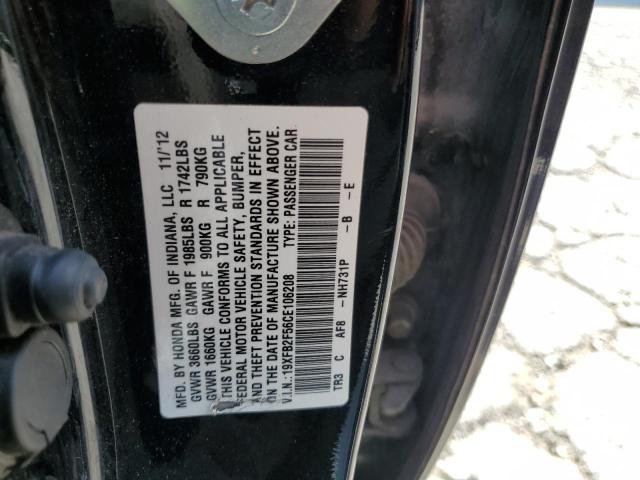 Photo 11 VIN: 19XFB2F56CE106208 - HONDA CIVIC LX 