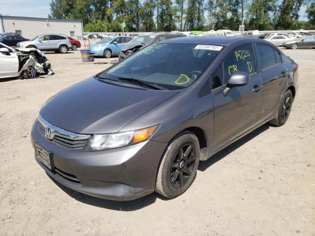 Photo 1 VIN: 19XFB2F56CE372215 - HONDA CIVIC LX 