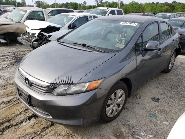 Photo 1 VIN: 19XFB2F56CE374692 - HONDA CIVIC LX 