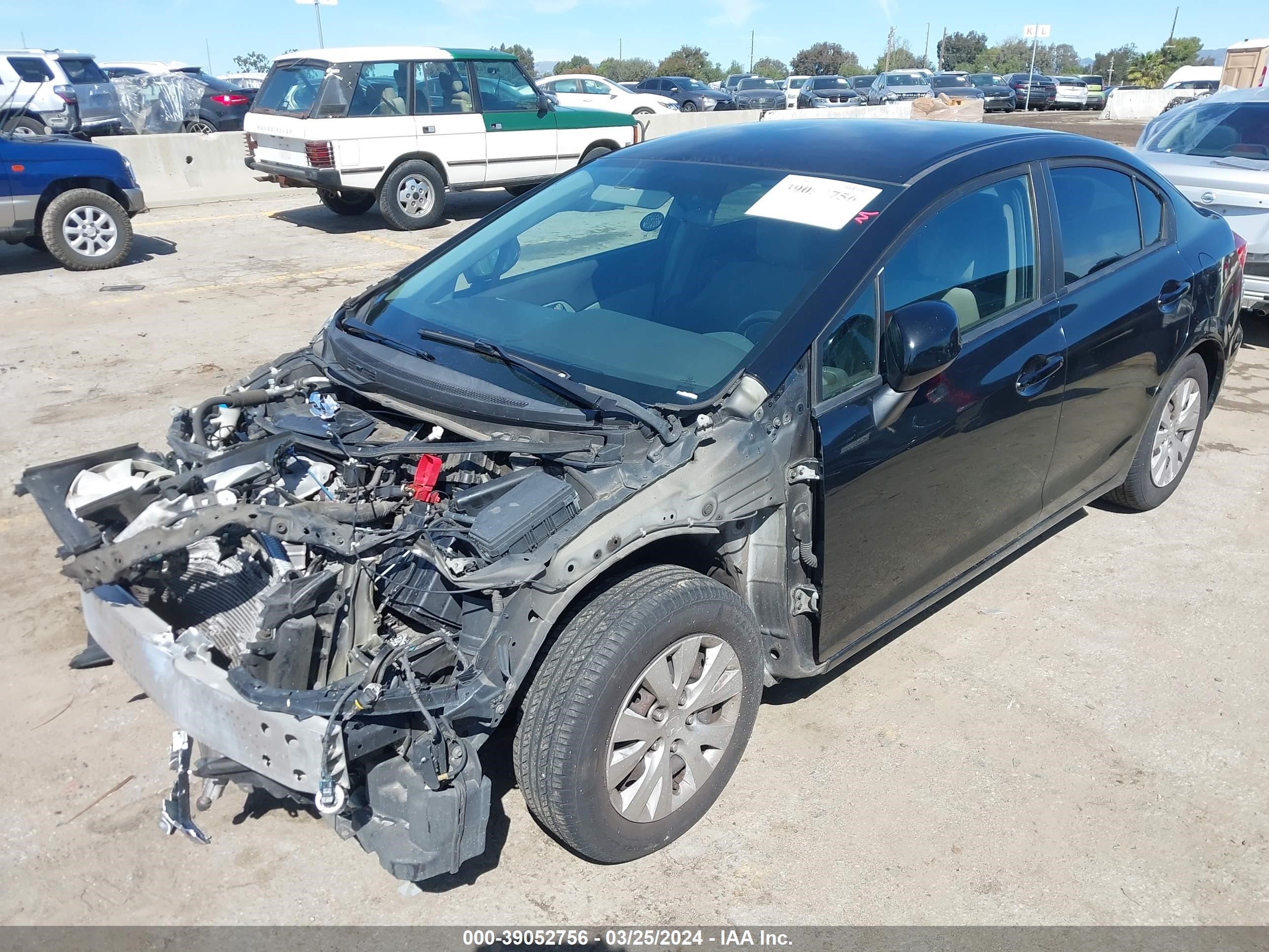 Photo 1 VIN: 19XFB2F56CE375809 - HONDA CIVIC 