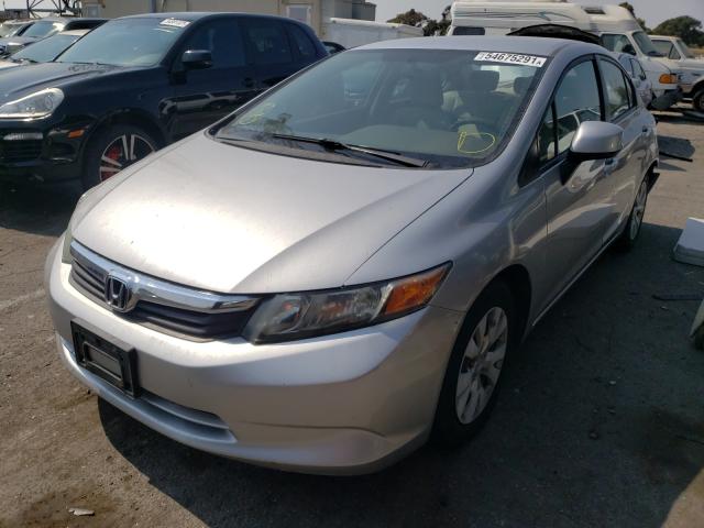 Photo 1 VIN: 19XFB2F56CE388625 - HONDA CIVIC LX 