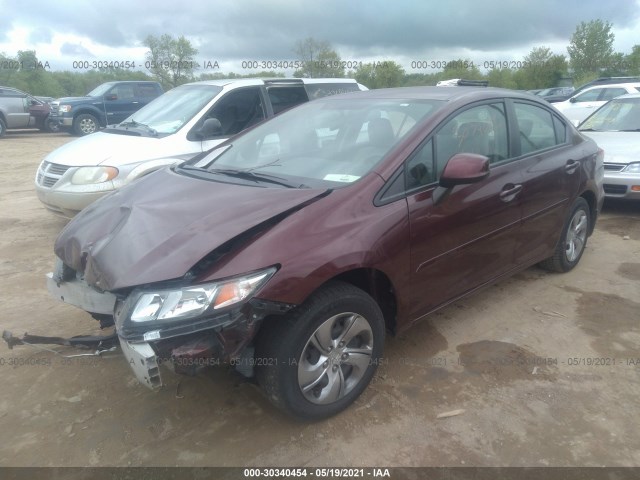 Photo 1 VIN: 19XFB2F56DE002321 - HONDA CIVIC SDN 