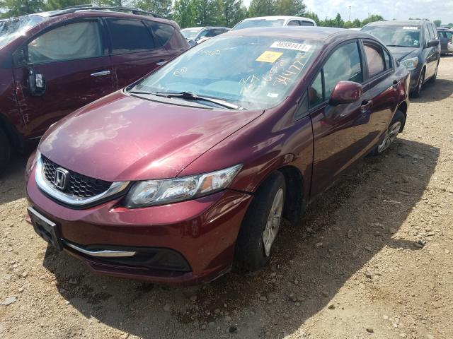 Photo 1 VIN: 19XFB2F56DE007972 - HONDA CIVIC LX 