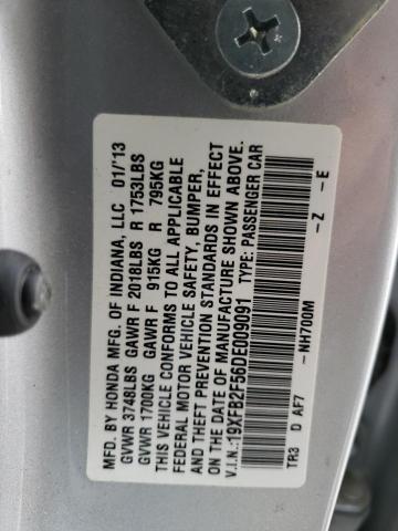 Photo 11 VIN: 19XFB2F56DE009091 - HONDA CIVIC LX 