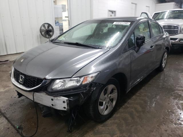 Photo 1 VIN: 19XFB2F56DE018342 - HONDA CIVIC LX 