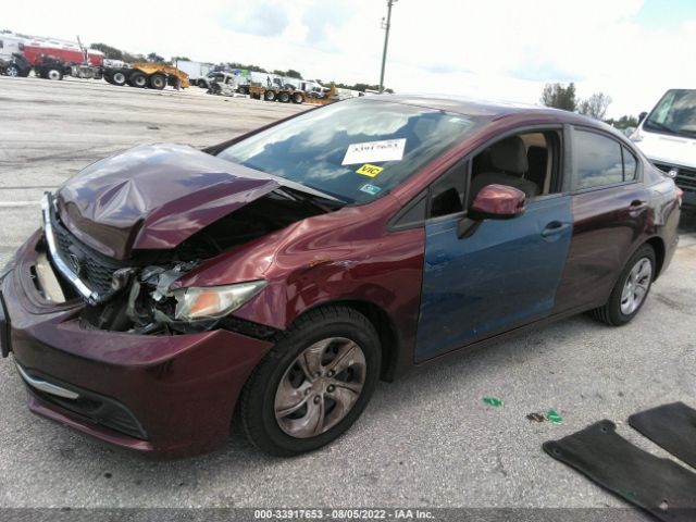 Photo 1 VIN: 19XFB2F56DE024450 - HONDA CIVIC SDN 