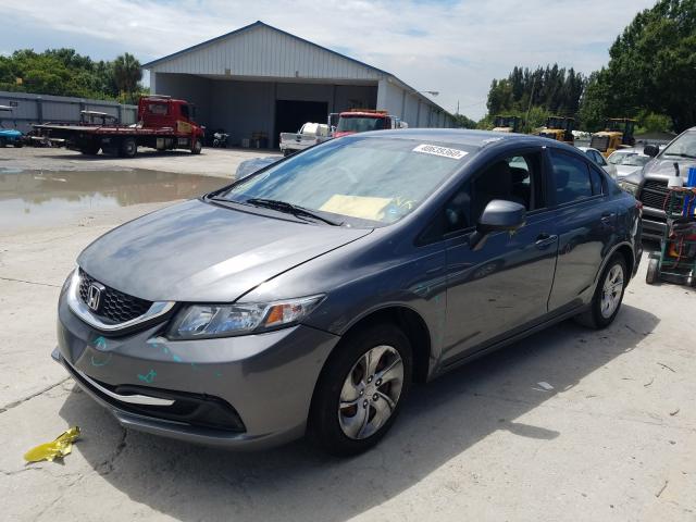 Photo 1 VIN: 19XFB2F56DE090156 - HONDA CIVIC LX 