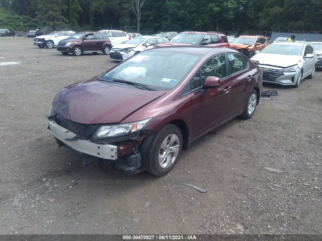 Photo 1 VIN: 19XFB2F56DE214362 - HONDA CIVIC SDN 