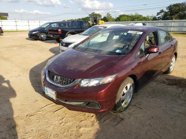 Photo 1 VIN: 19XFB2F56DE225765 - HONDA CIVIC LX 