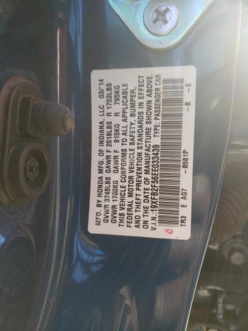 Photo 9 VIN: 19XFB2F56EE033439 - HONDA CIVIC LX 