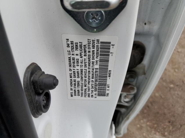 Photo 9 VIN: 19XFB2F56EE037815 - HONDA CIVIC LX 