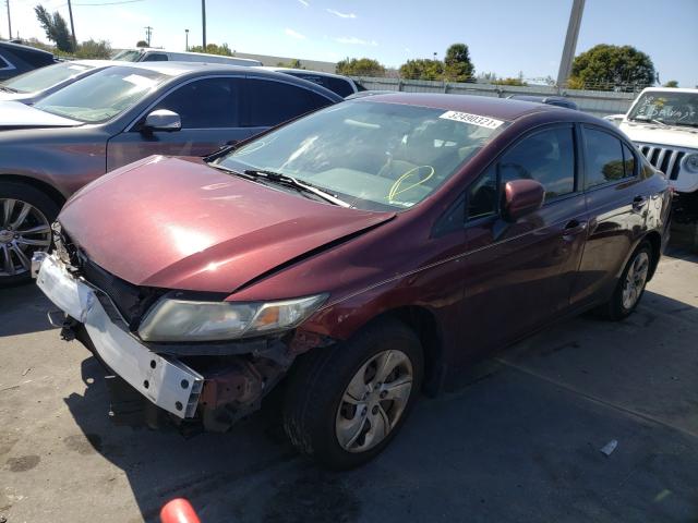 Photo 1 VIN: 19XFB2F56EE053304 - HONDA CIVIC LX 