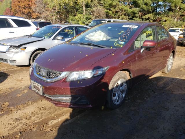 Photo 1 VIN: 19XFB2F56EE068143 - HONDA CIVIC LX 