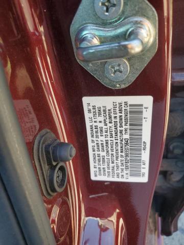 Photo 12 VIN: 19XFB2F56EE075643 - HONDA CIVIC 