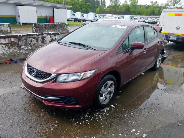 Photo 1 VIN: 19XFB2F56EE215870 - HONDA CIVIC LX 