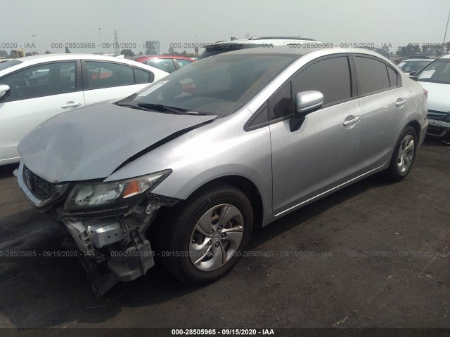 Photo 1 VIN: 19XFB2F56EE224374 - HONDA CIVIC SEDAN 