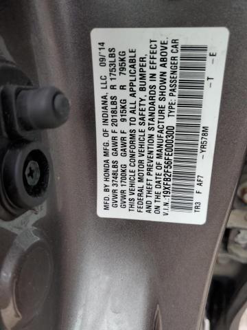 Photo 12 VIN: 19XFB2F56FE000300 - HONDA CIVIC LX 