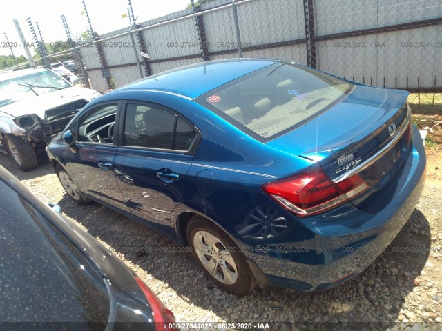 Photo 2 VIN: 19XFB2F56FE001205 - HONDA CIVIC SEDAN 