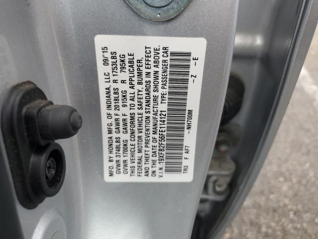 Photo 11 VIN: 19XFB2F56FE114121 - HONDA CIVIC LX 