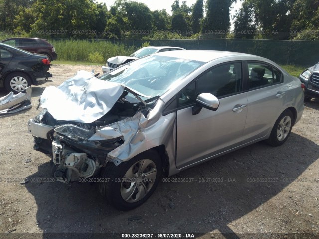 Photo 1 VIN: 19XFB2F56FE256727 - HONDA CIVIC SEDAN 