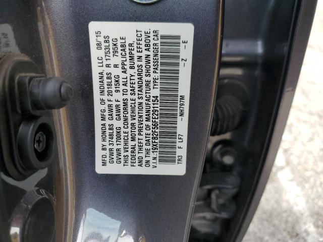 Photo 12 VIN: 19XFB2F56FE291154 - HONDA CIVIC LX 