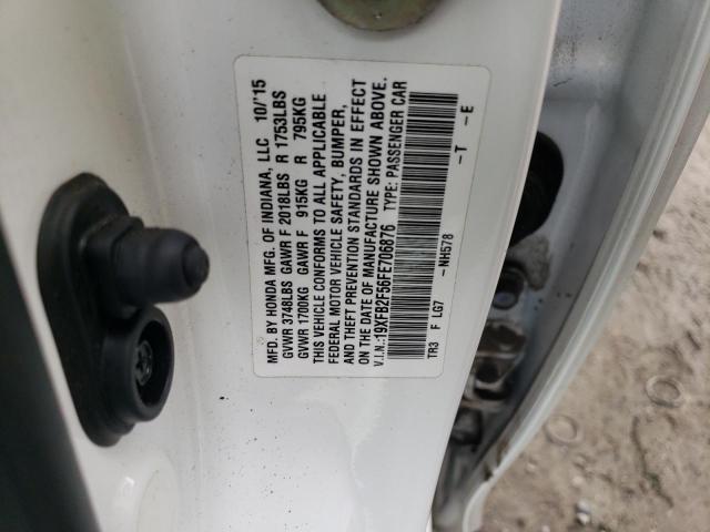 Photo 11 VIN: 19XFB2F56FE706876 - HONDA CIVIC LX 