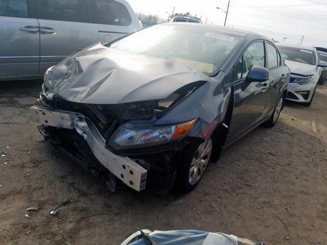 Photo 1 VIN: 19XFB2F57CE054605 - HONDA CIVIC LX 