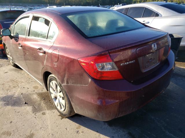 Photo 2 VIN: 19XFB2F57CE091489 - HONDA CIVIC LX 