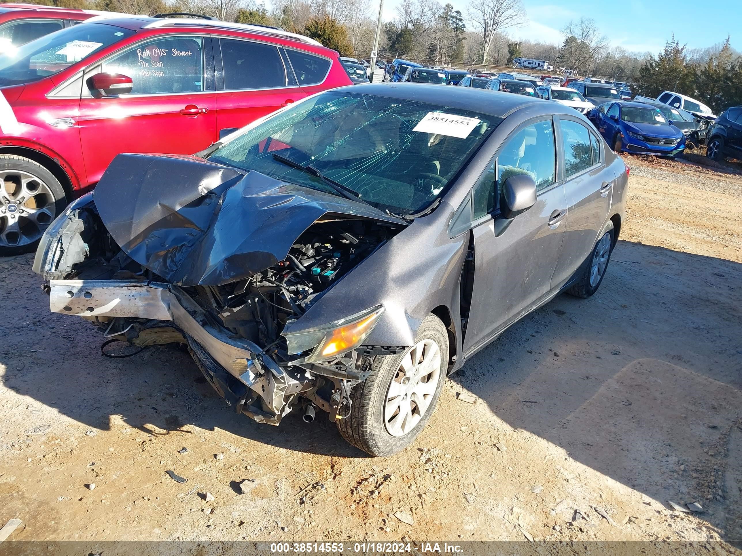 Photo 1 VIN: 19XFB2F57CE321838 - HONDA CIVIC 