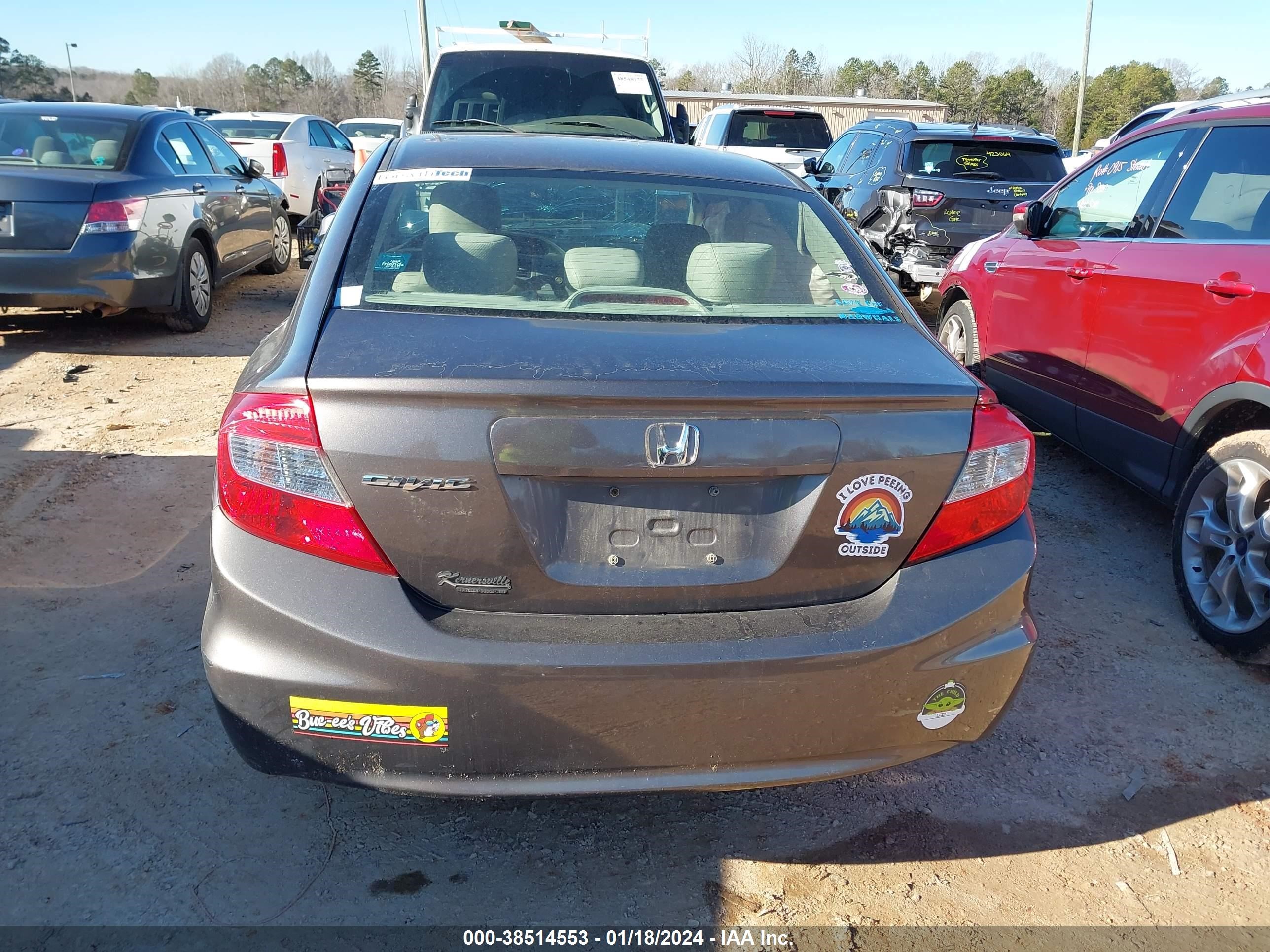 Photo 16 VIN: 19XFB2F57CE321838 - HONDA CIVIC 