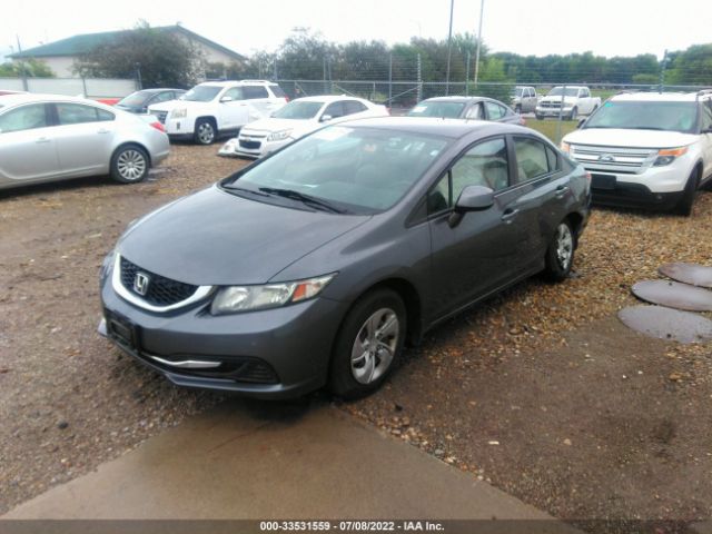 Photo 1 VIN: 19XFB2F57DE014395 - HONDA CIVIC SDN 