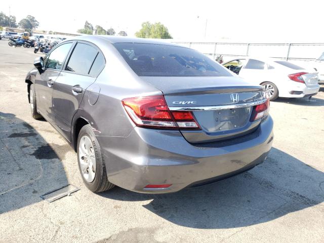 Photo 2 VIN: 19XFB2F57DE091350 - HONDA CIVIC LX 