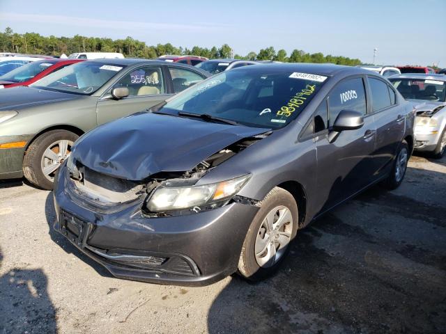 Photo 1 VIN: 19XFB2F57DE250450 - HONDA CIVIC LX 