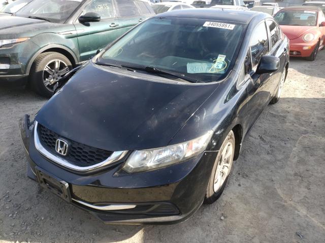 Photo 1 VIN: 19XFB2F57DE283965 - HONDA CIVIC LX 