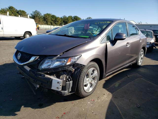 Photo 1 VIN: 19XFB2F57DE289667 - HONDA CIVIC LX 