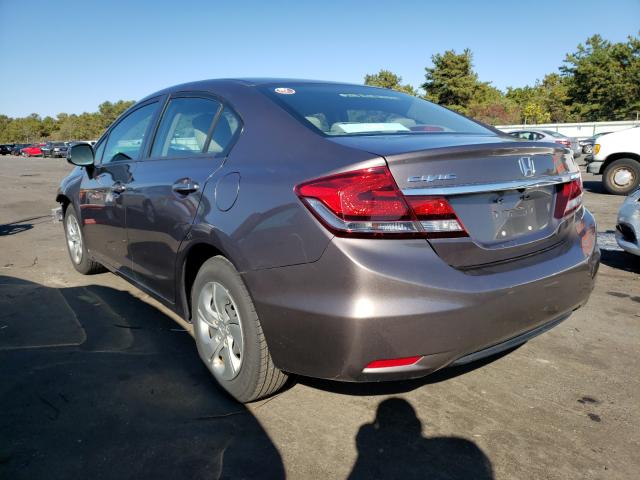 Photo 2 VIN: 19XFB2F57DE289667 - HONDA CIVIC LX 