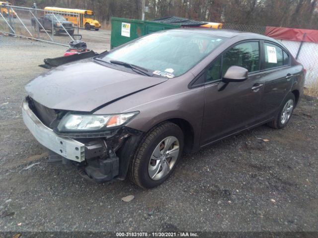 Photo 1 VIN: 19XFB2F57DE292195 - HONDA CIVIC SDN 