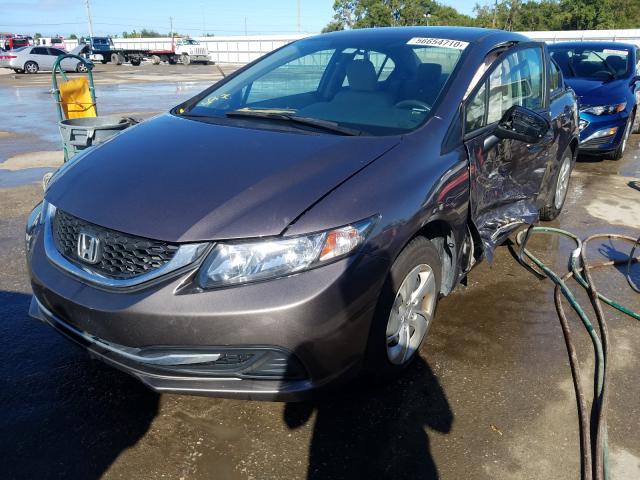 Photo 1 VIN: 19XFB2F57EE018254 - HONDA CIVIC LX 